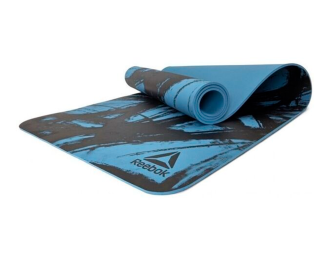 Colchoneta Yoga Mat Reebok 4mm Camuflada Azul
