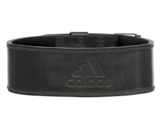 Cinturón de cuero para levantamiento de pesas Adidas talle M