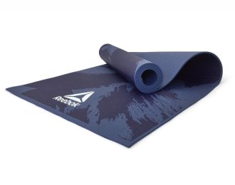 Colchoneta Yoga Mat 4mm Alfombra Mat De Yoga Azul Reebok